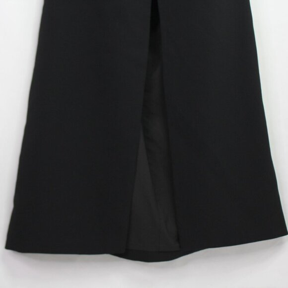 Alexis Marsella Dress Black Square Neck Midi Cutout Size Large - Picture 7 of 14